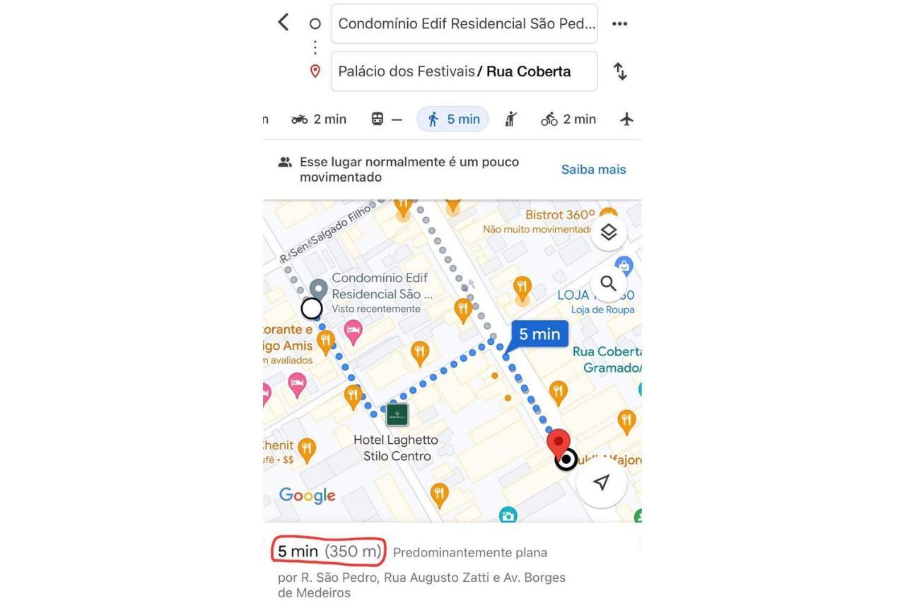 Amplo Apartamento Ao Lado Da Rua Coberta 그라마도 외부 사진